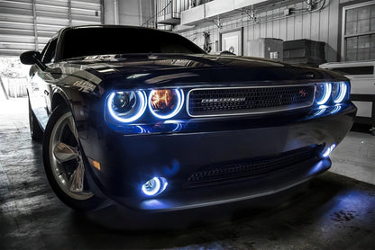 Oracle 0814 Dodge Challenger Dynamic Surface Mount Headlight/Fog Light Halo Kit COMBO  SEE WARRANTY