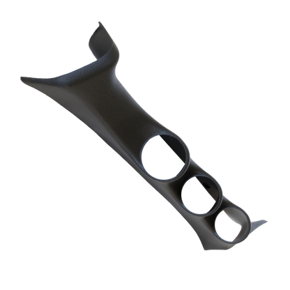 Autometer 08-10 Ford Super Duty 52mm Black Triple Pilillar