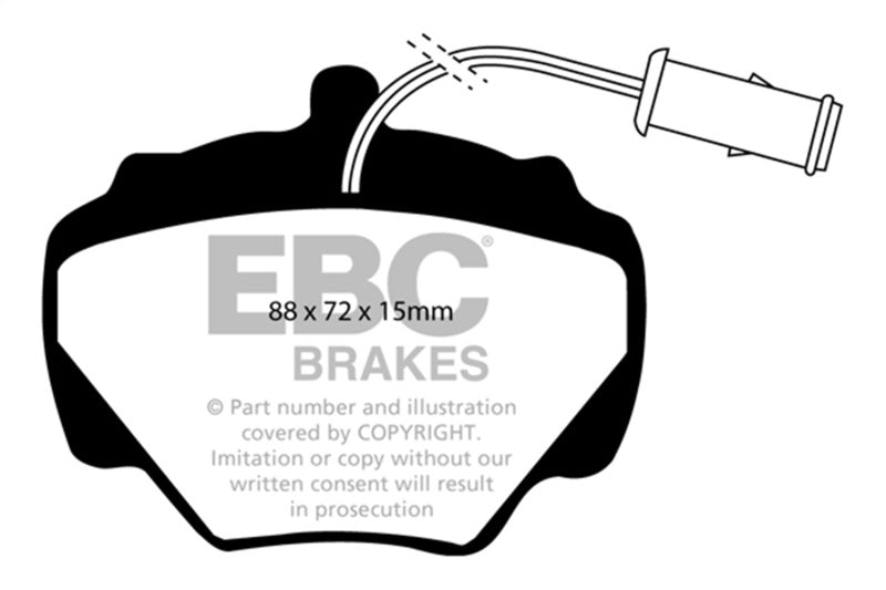 EBC 92-97 Land Rover Defender Ultimax2 Rear Brake Pads