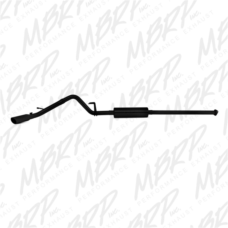 MBRP 09-14 Toyota Tacoma 4.0L EC/CC Cat-Back Single Exit AL - Black