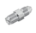 Twin Power Stainless Brake Fitting Male 3/8-24 Inverted Flare to AN-3 Male Straight