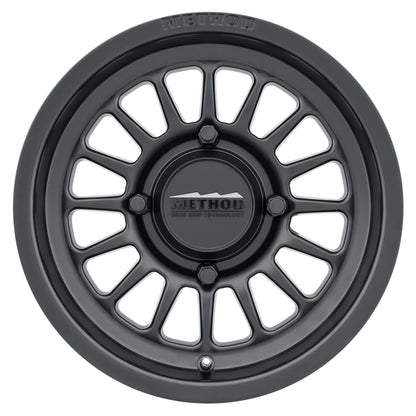 Method MR411 Bead Grip 14x7 / 4+3/13mm Offset / 4x156 / 132mm CB Matte Black Wheel