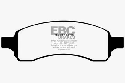 EBC 07+ Buick Enclave 3.6 Ultimax2 Front Brake Pads