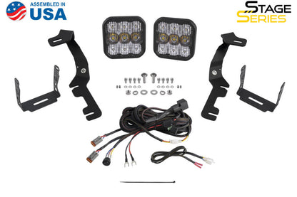 Diode Dynamics Stage Series Ditch Light Kit for 2019-Present Ram SS5 Sport - White Combo