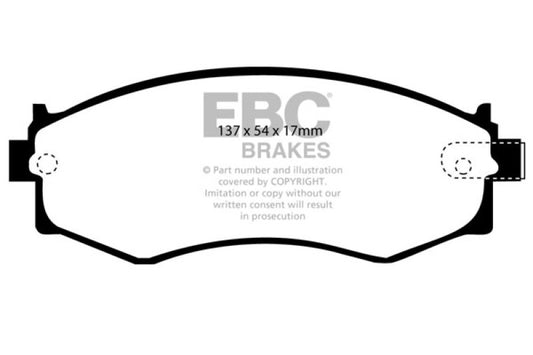 EBC 91-97 Infiniti G20 2.0 Greenstuff Front Brake Pads