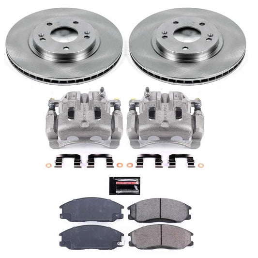 Power Stop 01-06 Hyundai Santa Fe Front Autospecialty Brake Kit w/Calipers