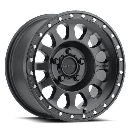 Method MR315 20x9 / 5x5 BP / 18mm Offset / 71.5mm CB Matte Black Wheel