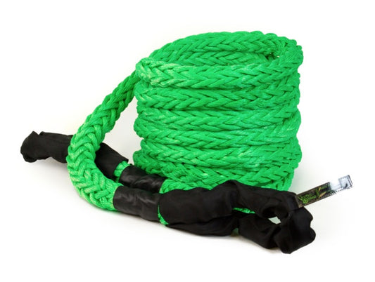 Voodoo Offroad 2.0 Santeria Series 1-1/4in x 30 ft Kinetic Recovery Rope with Rope Bag - Green