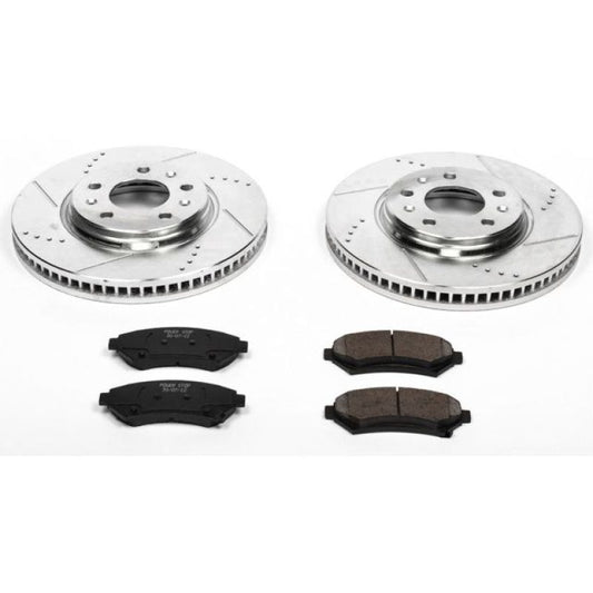 Power Stop 2004 Cadillac Seville Front Z23 Evolution Sport Brake Kit