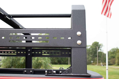 Fishbone Offroad 20+ Jeep Gladiator Bed Rack Full Tackle Rack - Black Powdercoat