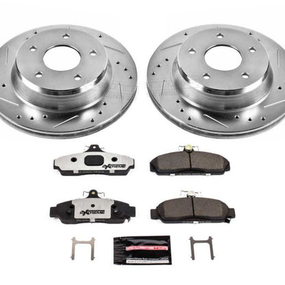 Power Stop 84-87 Chevrolet Corvette Front Z26 Street Warrior Brake Kit