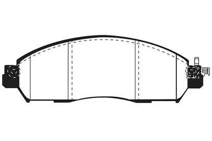 EBC 2017+ Nissan Leaf Electric Greenstuff Front Brake Pads