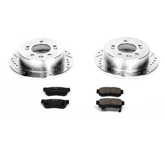 Power Stop 07-10 Hyundai Elantra Rear Z23 Evolution Sport Brake Kit