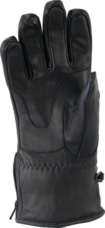 Kuryakyn Leather By River Road Taos Cold Weather Gloves Black Womens - Small