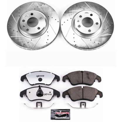 Power Stop 09-11 Audi A4 Front Z26 Street Warrior Brake Kit