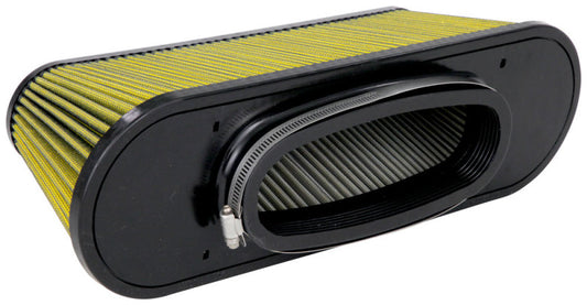 Airaid Universal Air Filter - 8-5/8in FLG x 17-9/16x5-9/16in B x 15-1/16x3-1/16in T x 6in H