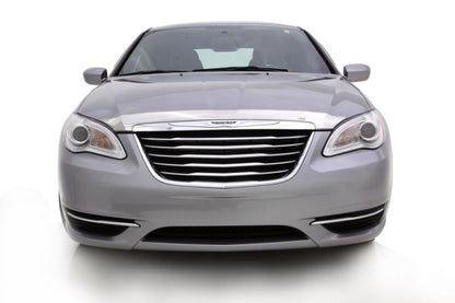 AVS 11-14 Chrysler 200 Aeroskin Low Profile Hood Shield - Chrome