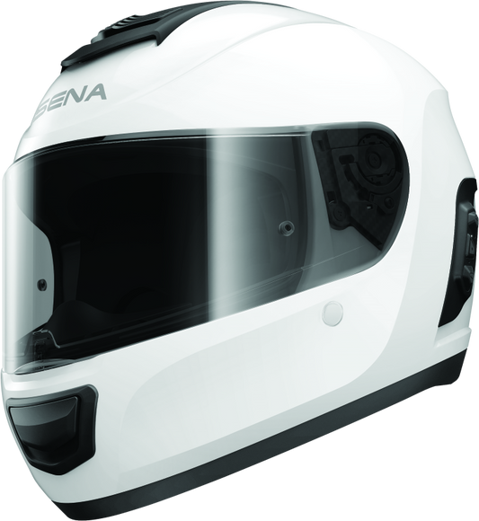 Sena Technologies Momentum Lite Helmet Glossy White Size - XS