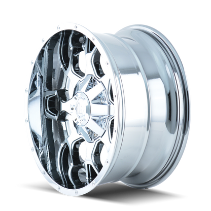 Mayhem 8015 Warrior 20x9 / 8x180 BP / 0mm Offset / 124.1mm Hub Chrome Wheel