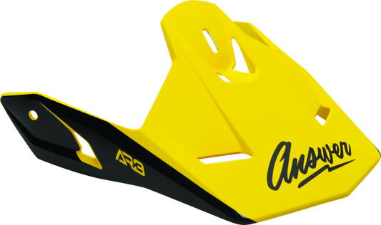 Answer AR3 Pace Visor - Yellow/Black/Orange