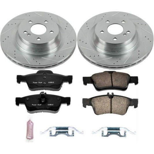 Power Stop 12-18 Mercedes-Benz CLS550 Rear Z23 Evolution Sport Brake Kit