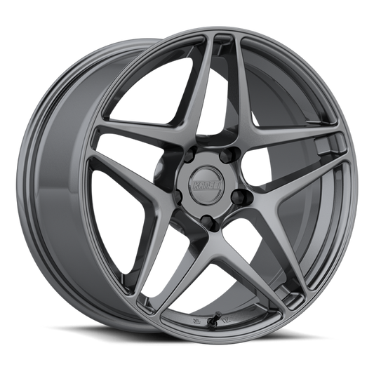 Kansei K15G Astro 18x10.5in / 5x114.3 BP / 12mm Offset / 73.1mm Bore - Gunmetal Wheel