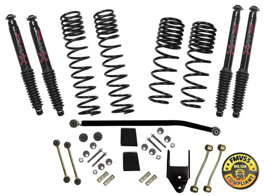 Skyjacker 2018 Jeep Wrangler JL 4 Door 4WD (Rubicon) Long Travel 2 Stage 3.5in-4in Coil System