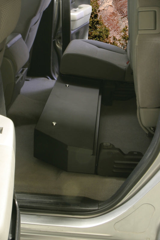 Tuffy 07-21 Toyota Tundra Double Cab Underseat Lockbox W/ Keyed Lock