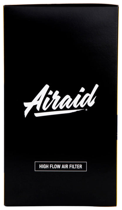 Airaid Universal Air Filter - Cone 3-1/2in Flange x 6in Base x 4-5/8in Top x 9in Height - Synthaflow