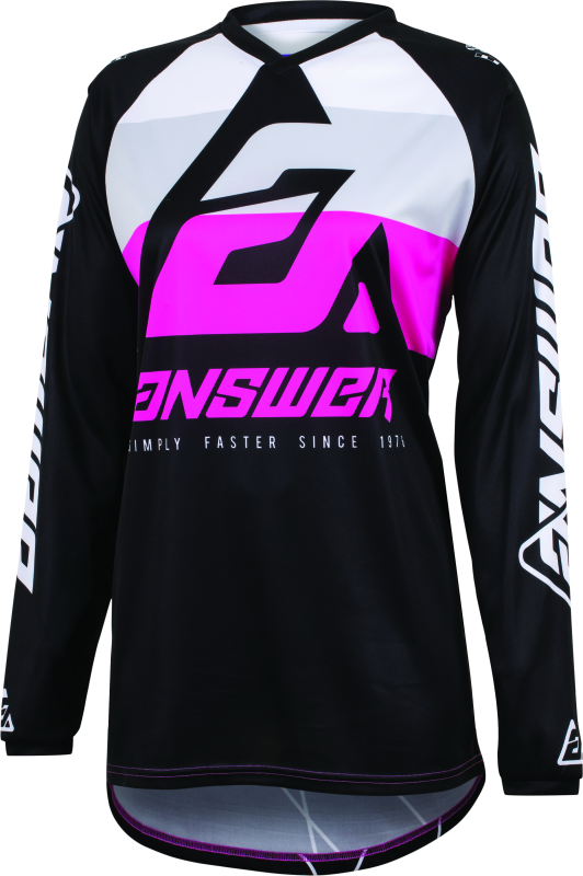 Answer 23 Syncron CC Jersey Black/White/Rhodamine Youth - Large