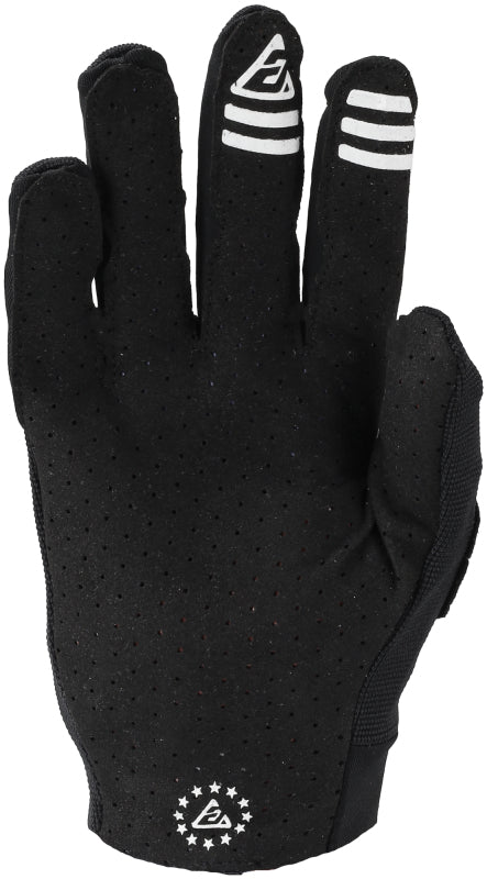 Answer 25 Aerlite Gloves Black/White Youth - Large