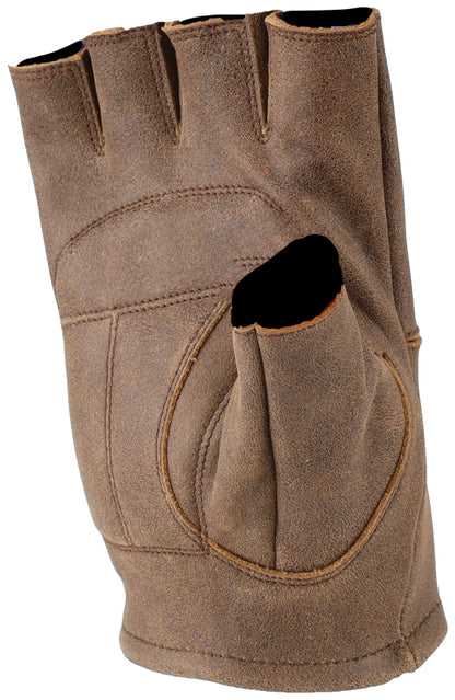 River Road Buster Vintage Shorty Gloves Black - XL