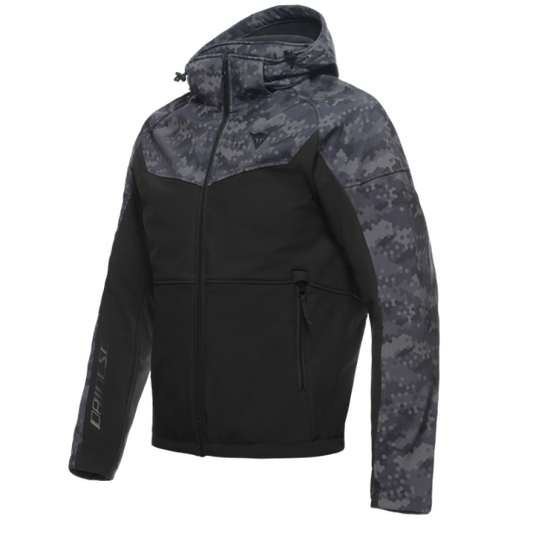 Dainese Ignite Tex Jacket Black/Camo-Gray Size - 50