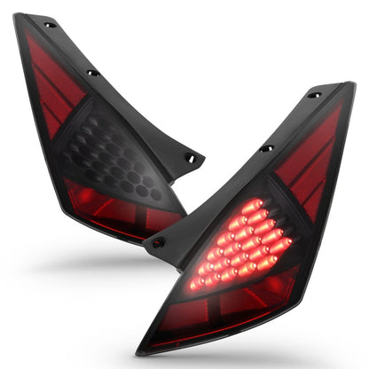 ANZO 2003-2005 Nissan 350Z LED Taillights Smoke