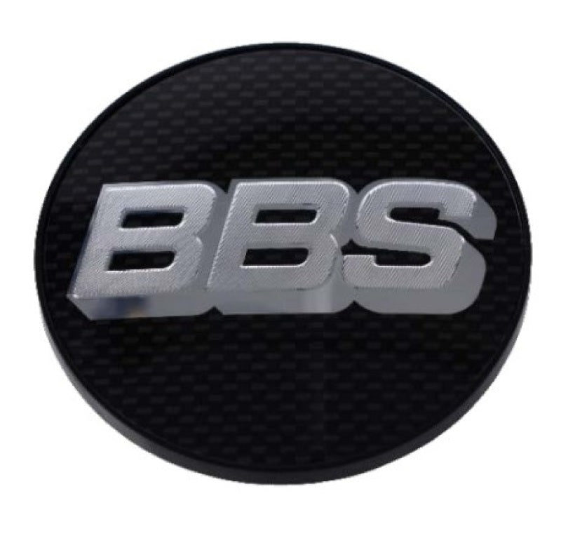 BBS Center Cap 56mm Carbon/Silver - Precision R