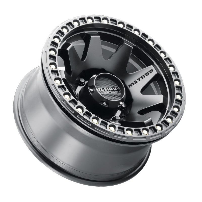 Method MR108 17x9 -44mm Offset 8x6.5 130.81mm CB Matte Black w/BH-H24125-38 Wheel