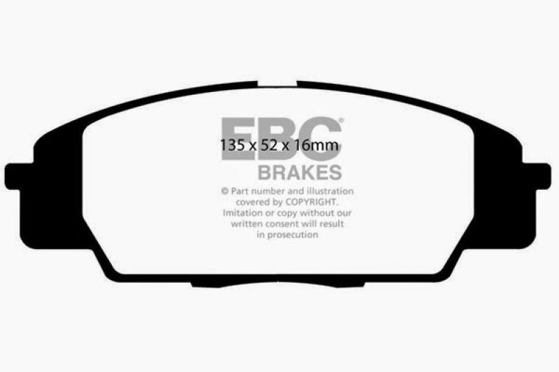 EBC 07-11 Acura CSX (Canada) 2.0 Type S Ultimax2 Front Brake Pads