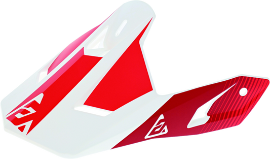 Answer AR1 V2 Bold Visor Red/White - Youth