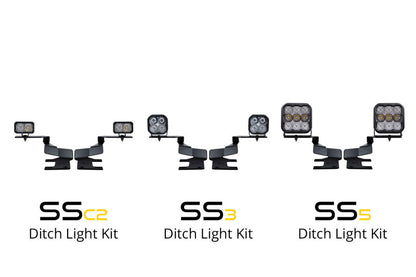 Diode Dynamics 17-22 Ford F250/F350/F450/F550 Super Duty Stage Series Backlit Ditch Light Kit