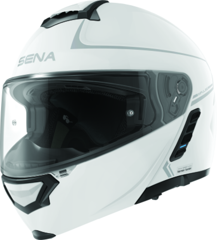 Sena Technologies Impulse Modular Helmet Bluetooth Helmet w/Mesh Intercom Matte Black - 2XL