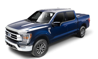 AVS 21-22 Ford F-150 (Excl. Tremor/Raptor) Aeroskin Low Profile Hood Shield - Chrome