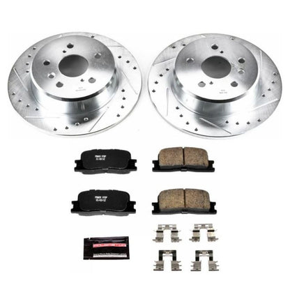 Power Stop 01-03 Toyota Highlander Rear Z23 Evolution Sport Brake Kit