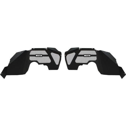 Westin 07-18 Jeep Wrangler JK Inner Fenders - Front - Textured Black