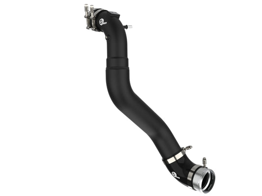 aFe 21+ Ford F-150 V6-3.5L (tt) BladeRunner 3in to 3.5in Aluminum Cold Charge Pipe Black