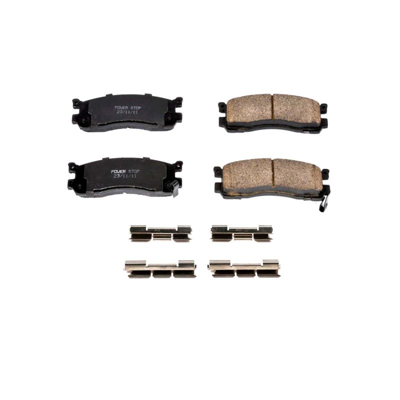 Power Stop 92-95 Mazda 929 Rear Z17 Evo Ceramic Brake Pad w/Hardware