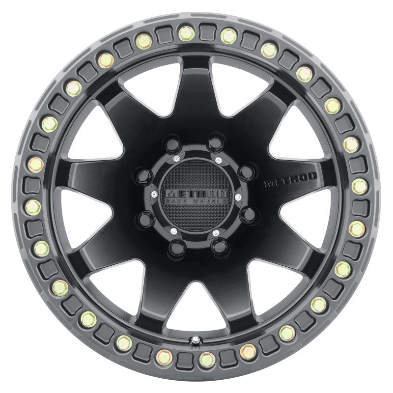 Method MR108 17x9 -44mm Offset 8x6.5 130.81mm CB Matte Black w/BH-H24125-38 Wheel