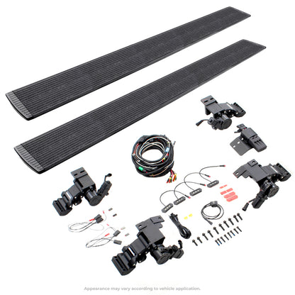 RealTruck 15-20 Cadillac Escalade 4dr VoltStep Electric Running Board Kit - Bedliner Coating