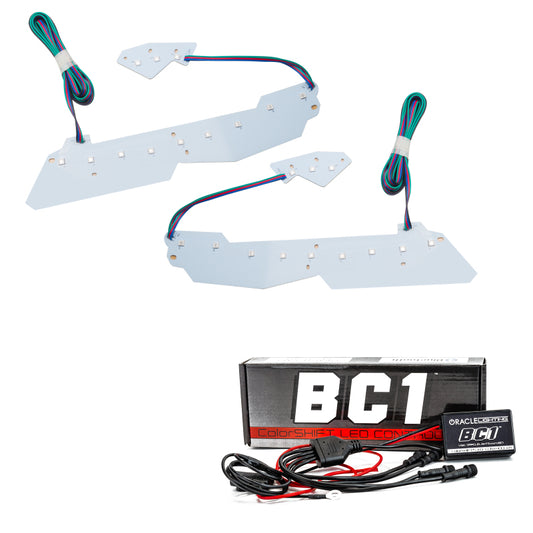 Oracle 14-19 Chevy Corvette C7 Headlight DRL Upgrade Kit - ColorSHIFT w/ BC1 Controller SEE WARRANTY