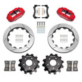Wilwood 89-02 Nissan Skyline Superlite 4R Rear BBK w/ 13.50in Diameter Slotted Rotor - Red