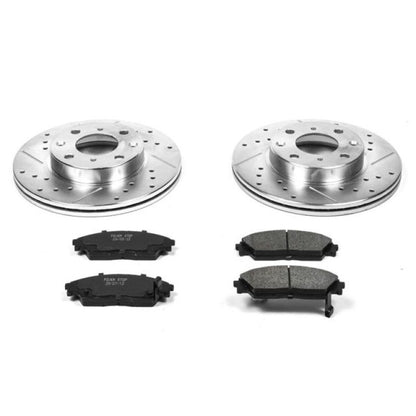 Power Stop 90-91 Honda Civic Front Z23 Evolution Sport Brake Kit